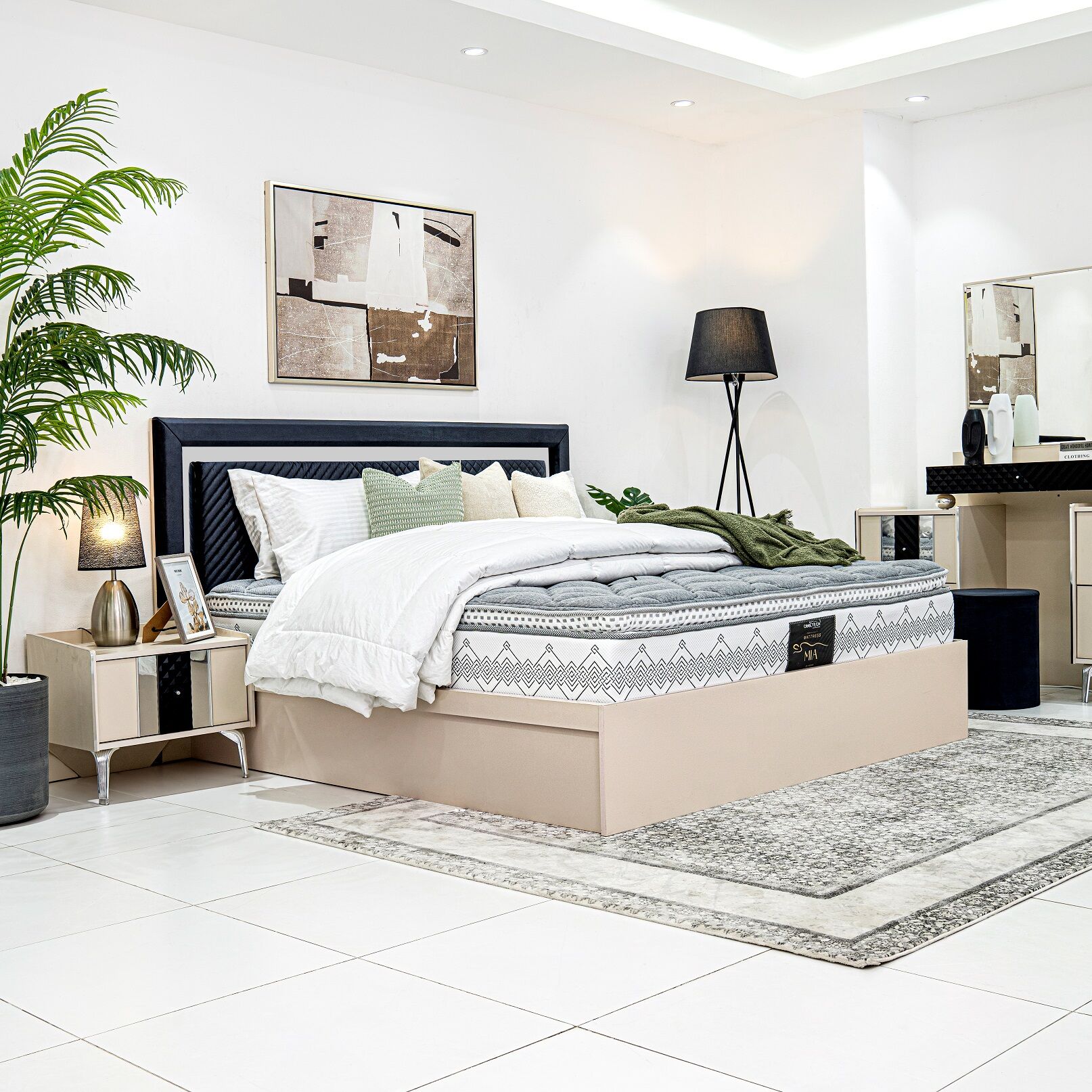 Mia Memory Foam Pillow Top Pocket Spring Mattress - Image 2