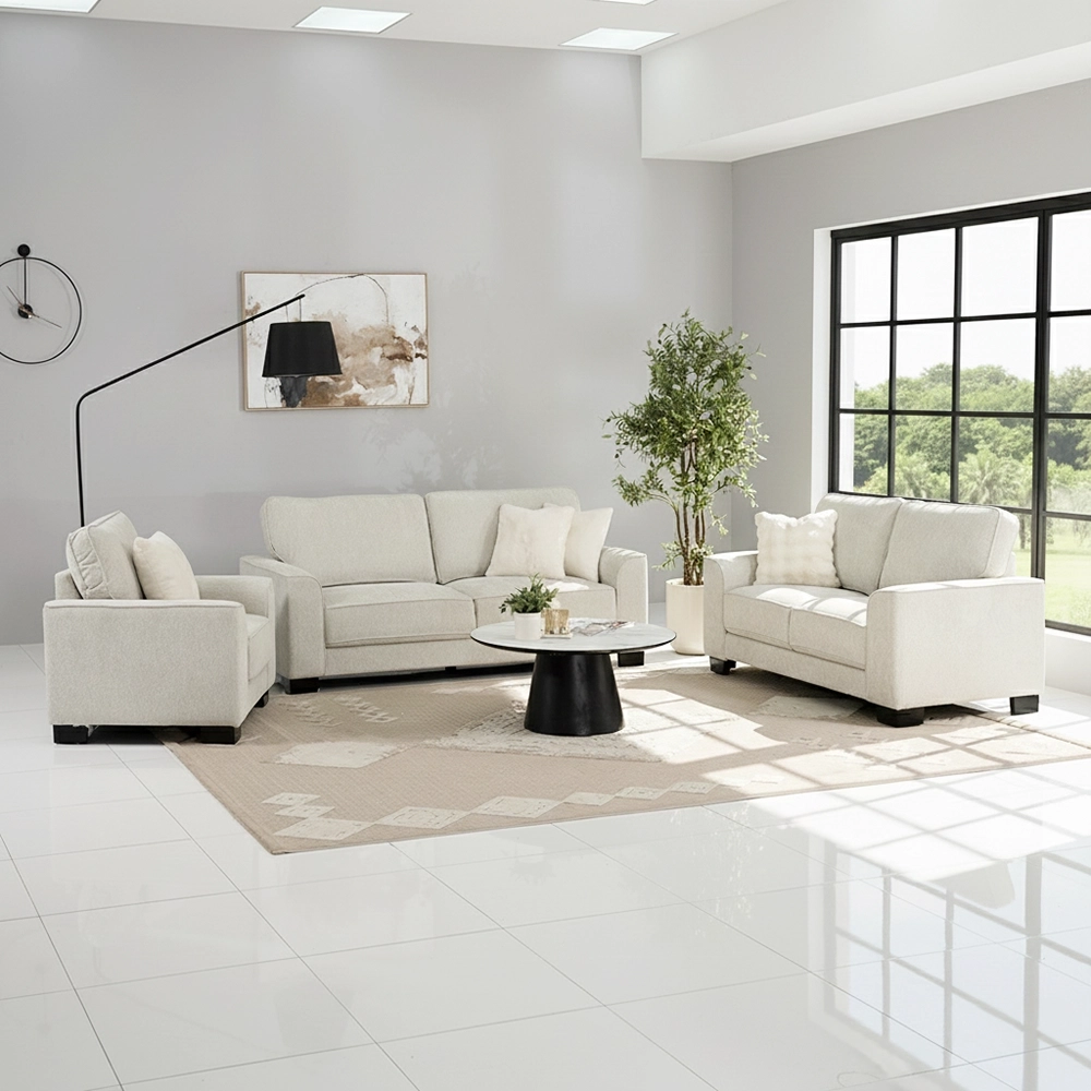 Zendaya 6-Seater Sofa Set-Off White - Image 16