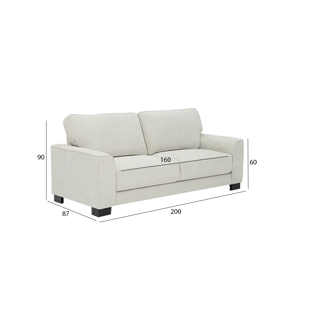 Zendaya 6-Seater Sofa Set-Off White - Image 2