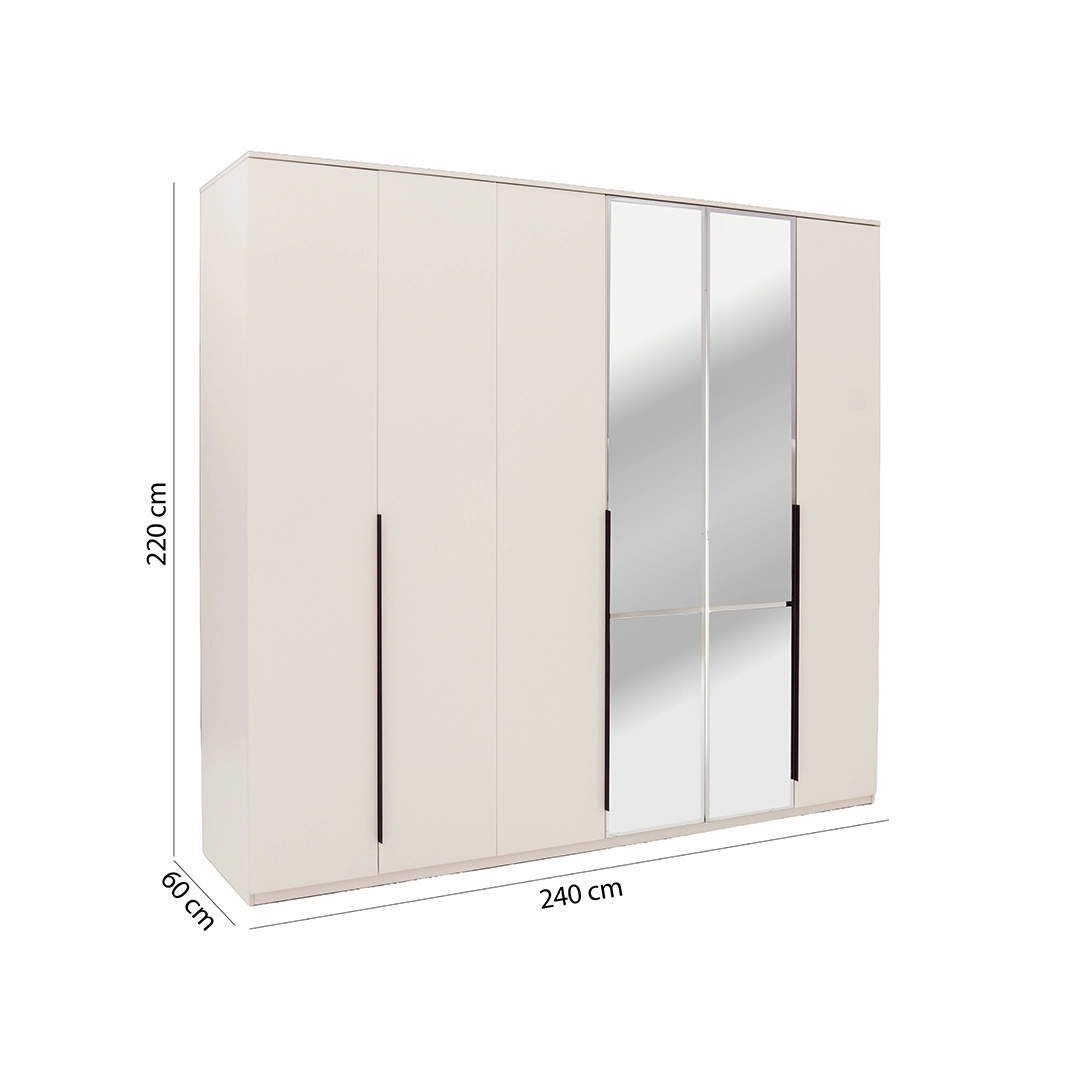 Angelita 6-Piece King Bedroom Set-180*200 cm - Image 4