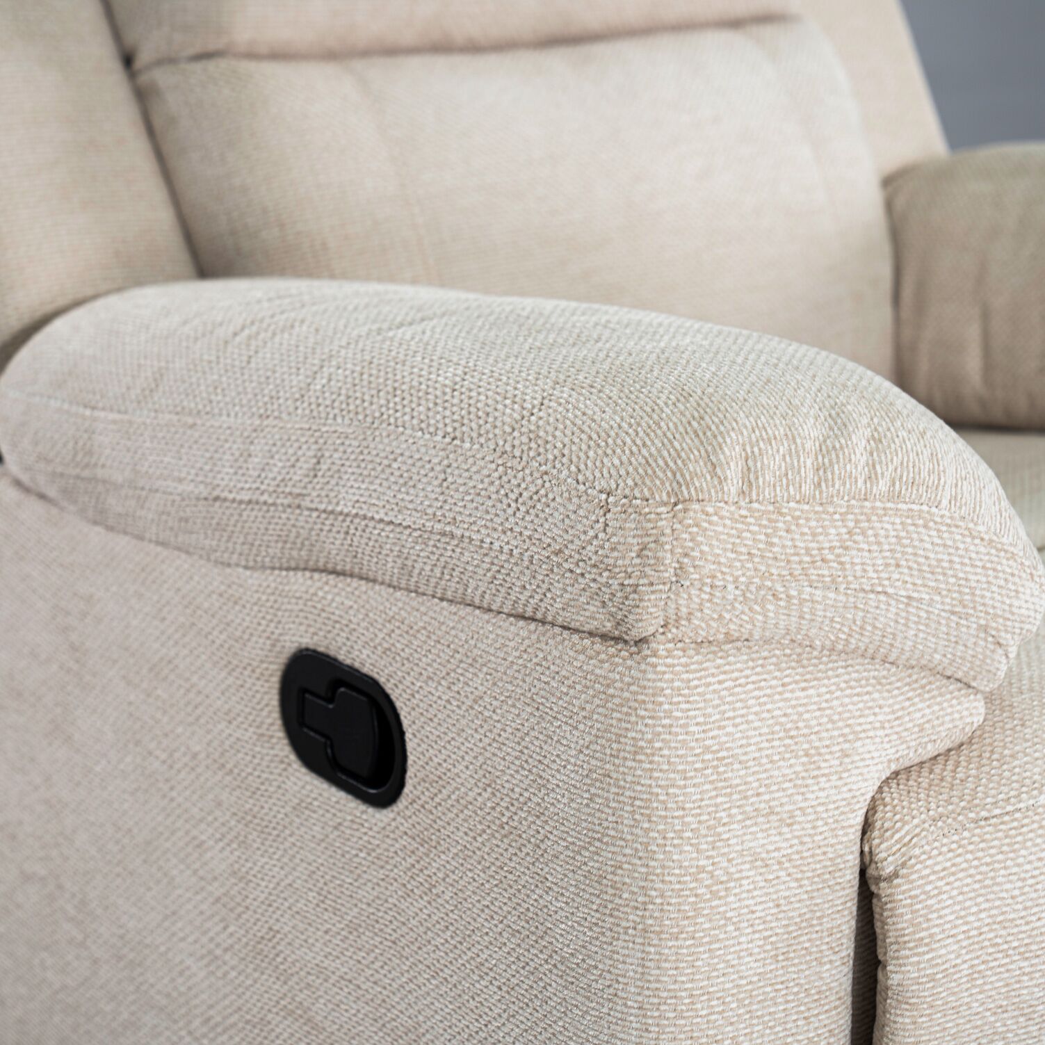 Aaron Recliner Sofa-Beige - Image 7