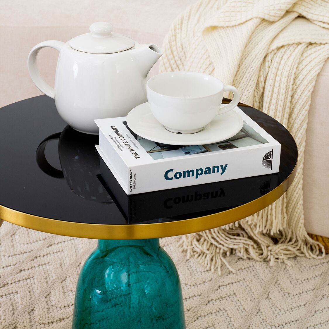 Lotus Coffee Table-Set of 2 - Image 5