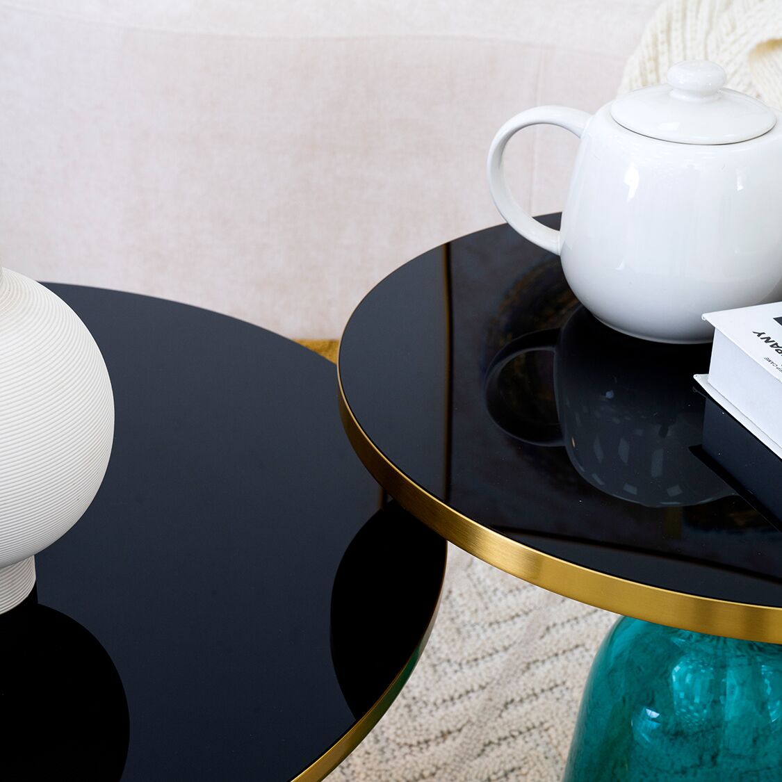 Lotus Coffee Table-Set of 2 - Image 6