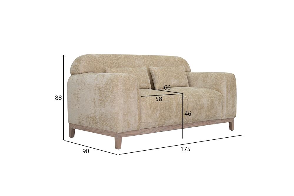 Felix 2 Seater Sofa - Image 2