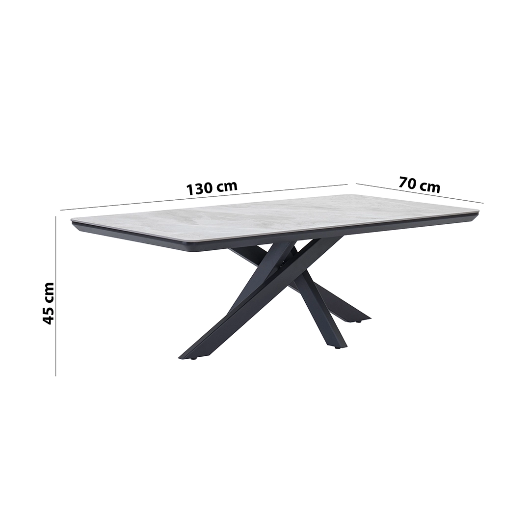 Florence Center Table-Grey/Black - Image 2