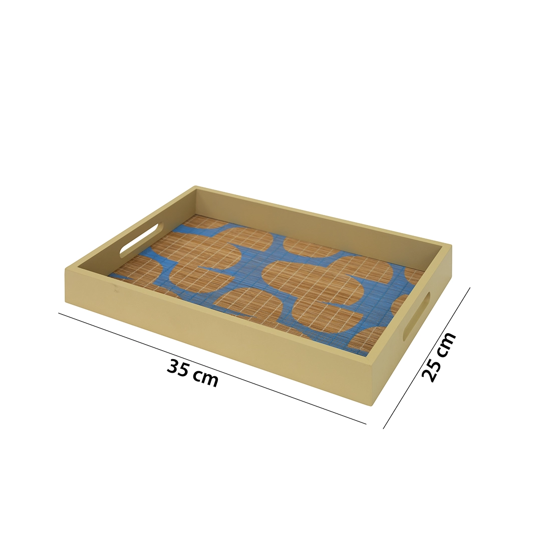 Auden wooden deco tray 30.5X5X40cm - Image 2