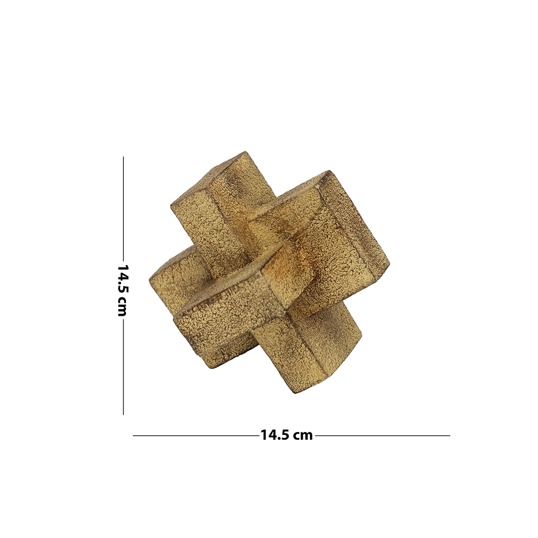 Blake resin accent 14.5×14.5×14.5 cm - Image 2
