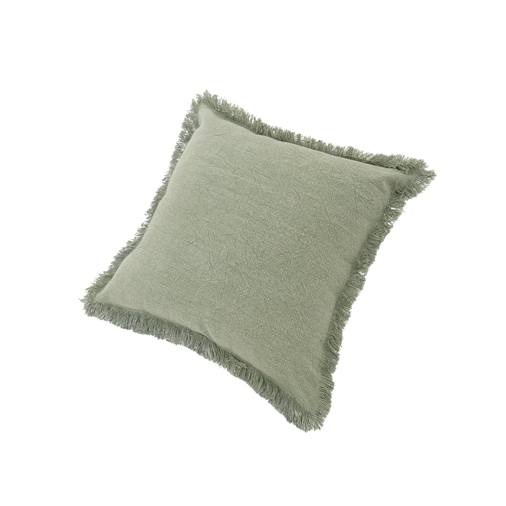 Heston stonewash Green cushion 45x45 cm - Image 4