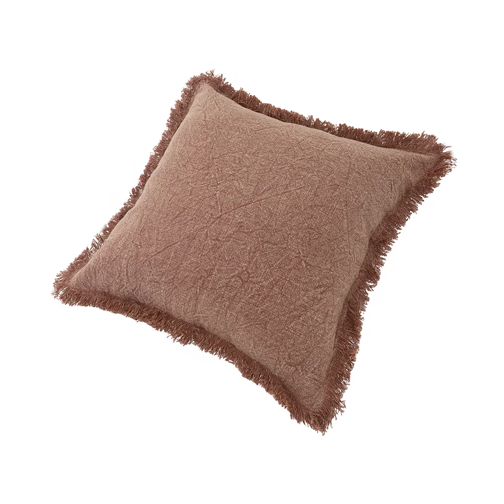Heston stonewash tan cushion 45×45 cm - Image 3