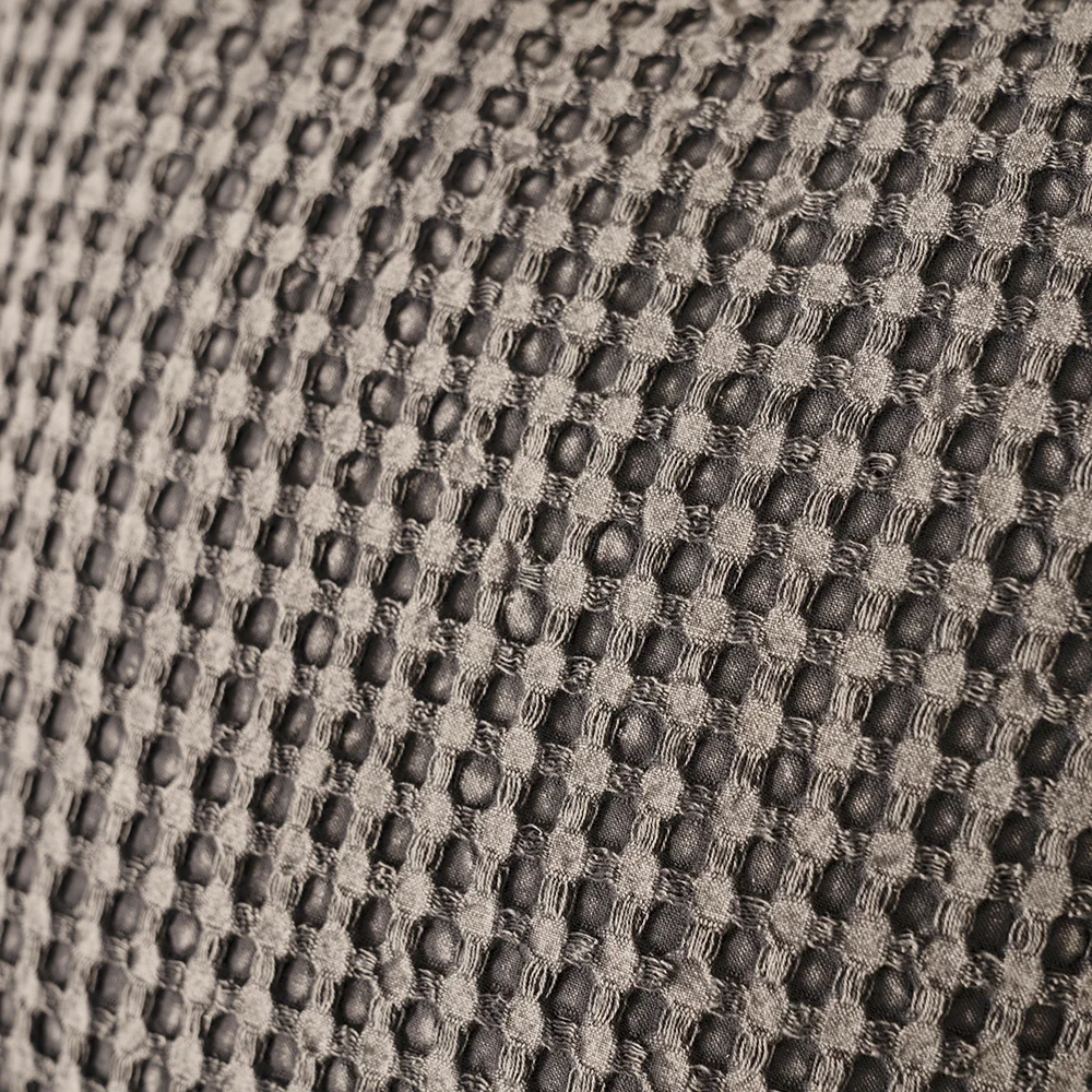 Heston waffle charcoal cushion 45×45 cm - Image 5