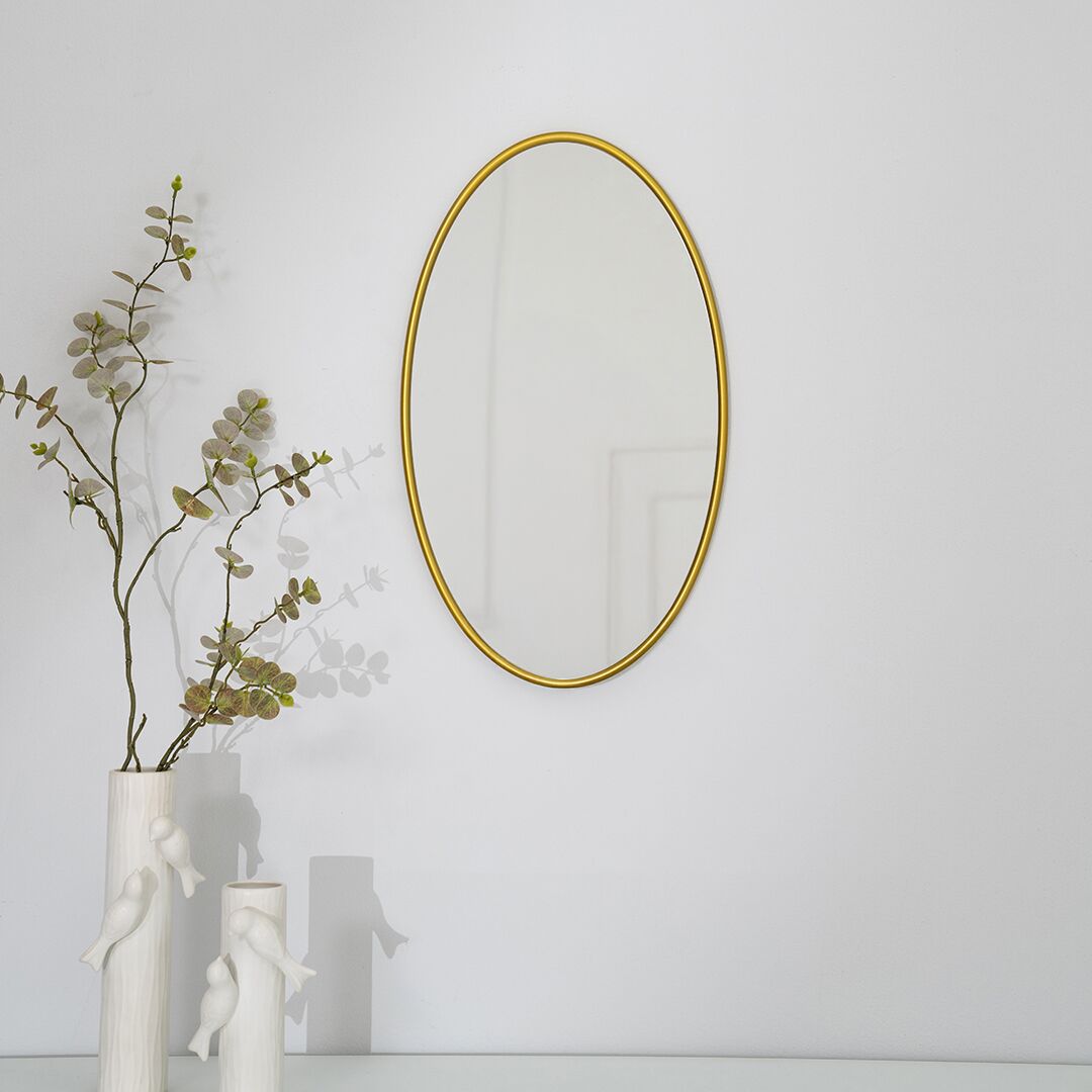 sierra decorative wall mirror gold 35.5×1.6x60cm - Image 3