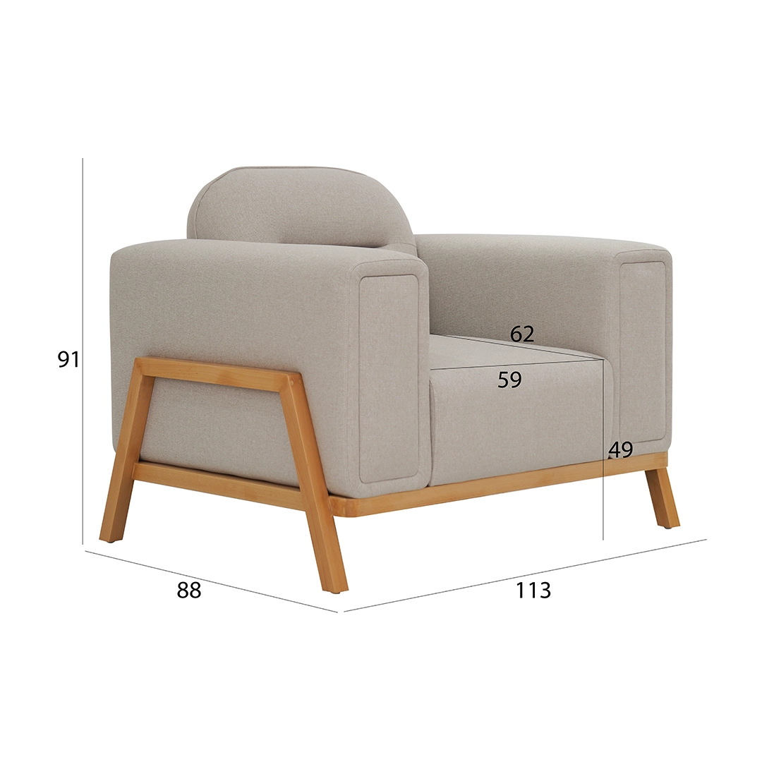Jenson Single Seater Sofa - Image 2