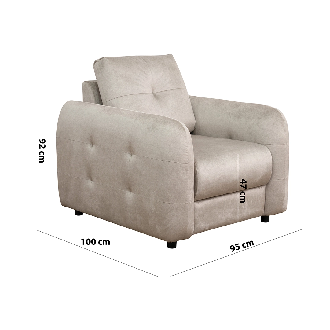 The Harlow Single Seater Sofa - Image 2