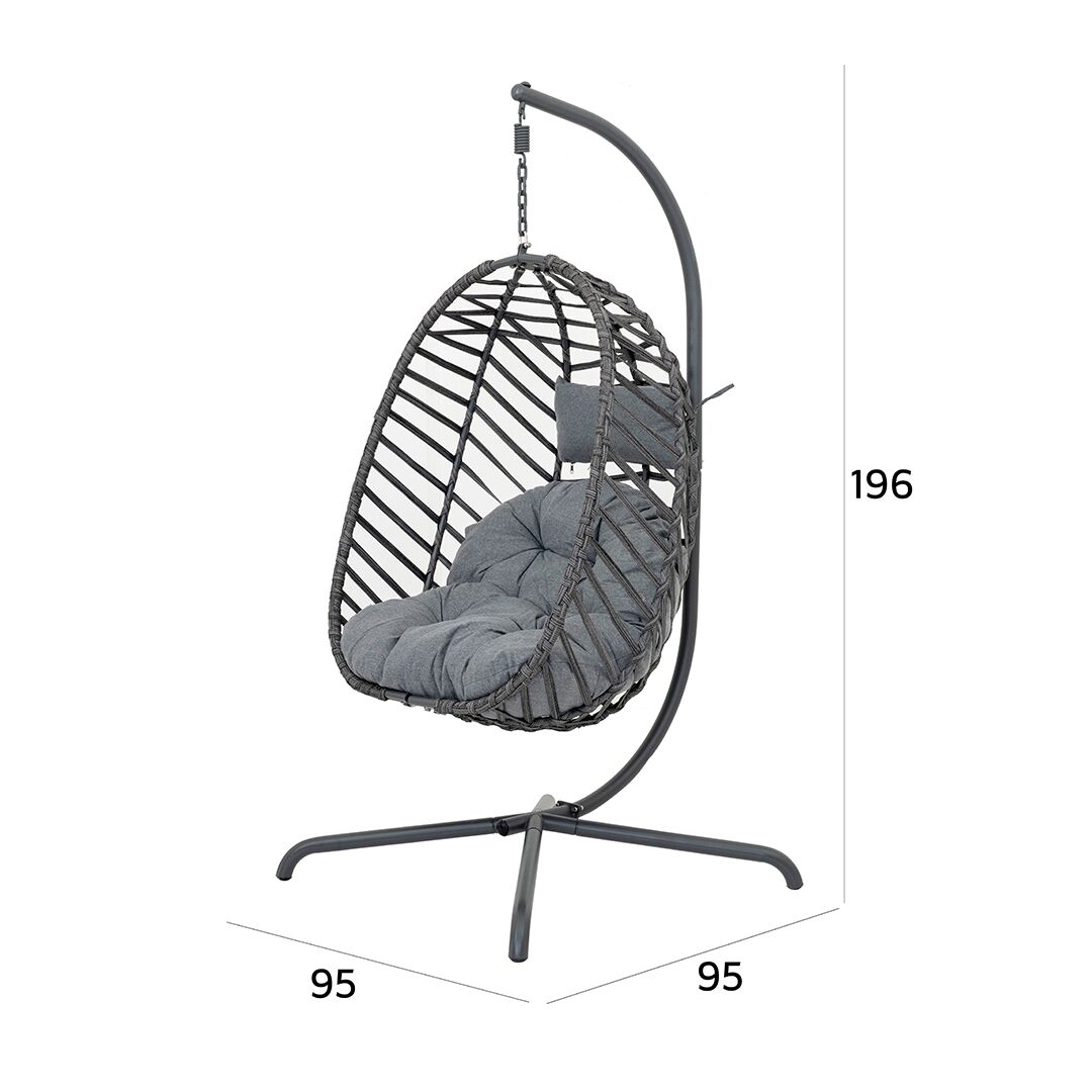 Numbat Swing Chair-Grey - Image 2