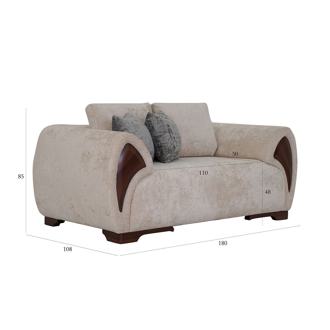 The Gayana 2 Seater Sofa - Image 2