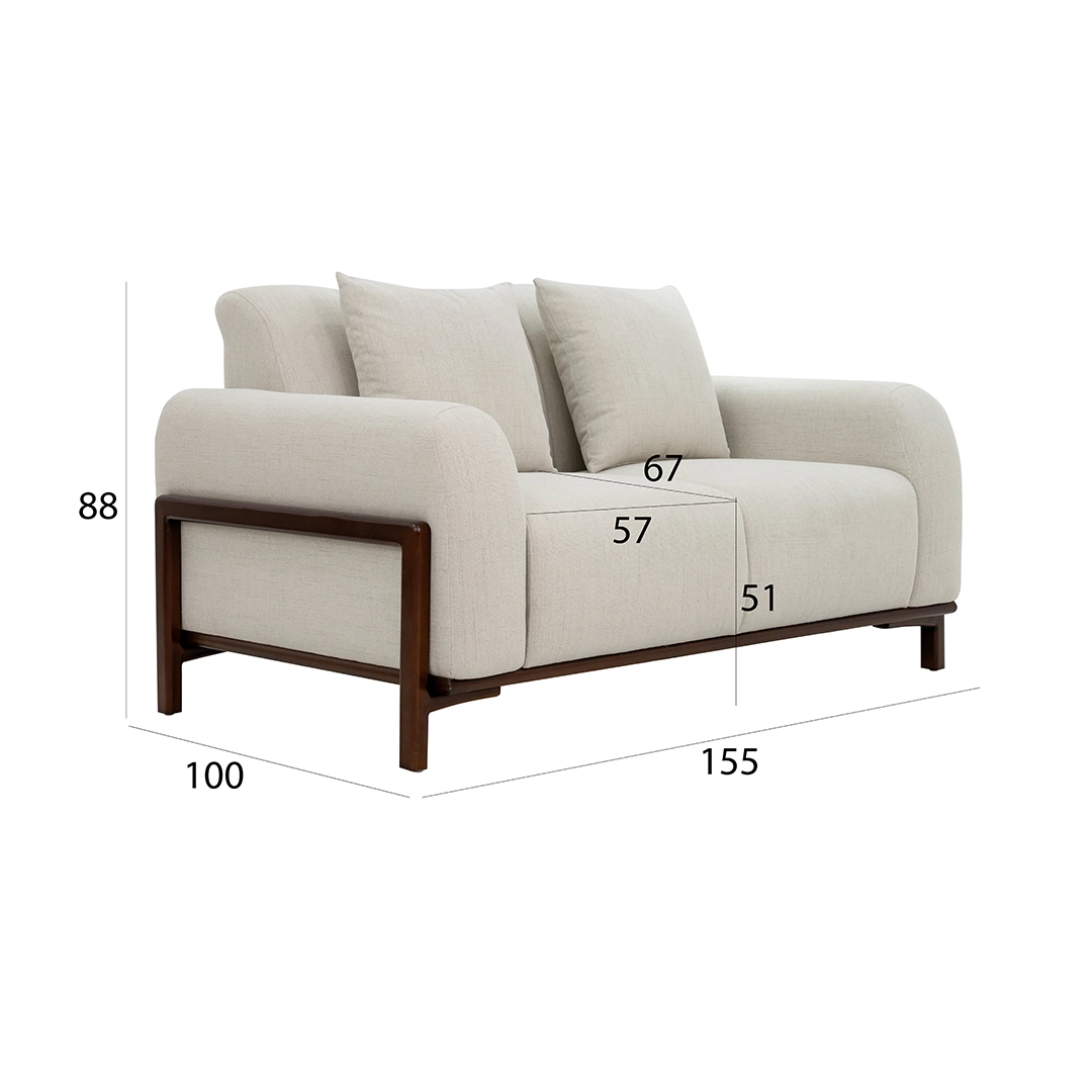 The Cindi 2 Seater Sofa - Image 2