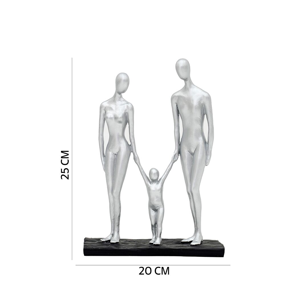 Auric Polyresin family accent 17.5 x 8 x 24.5 cm - Image 2