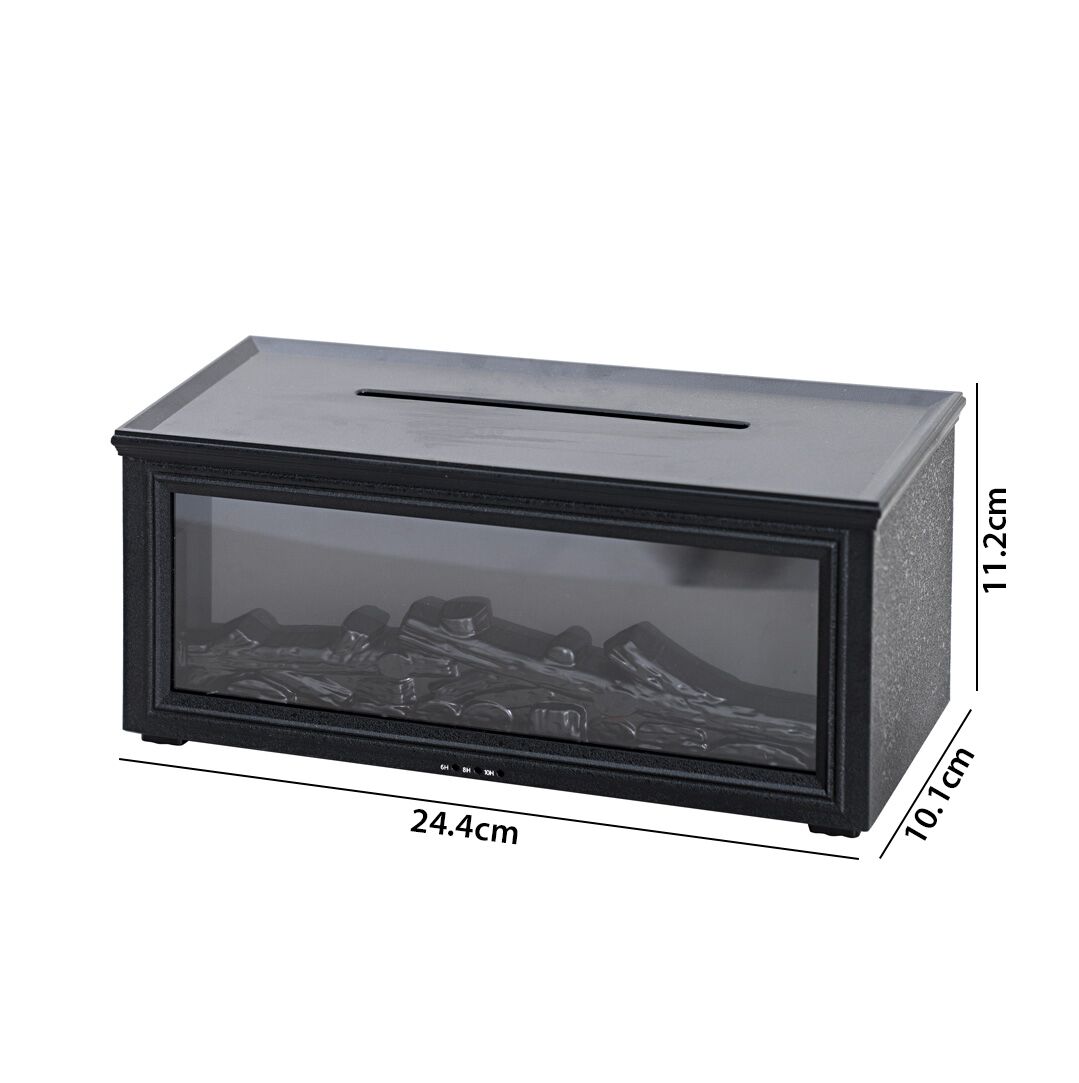 Aurenza 280ml Flame Aroma Diffuser Black - Image 13