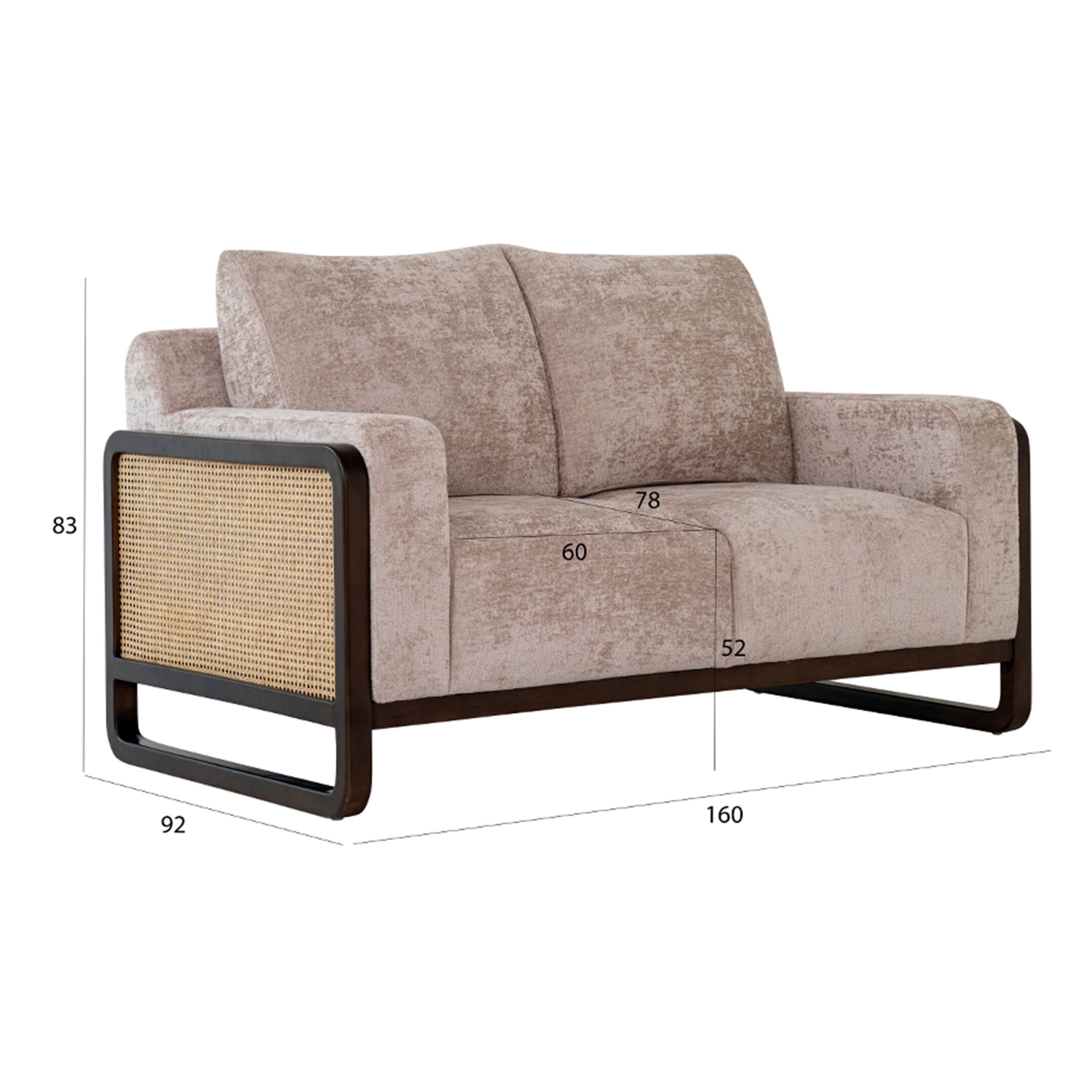 Bayu 2 Seater Sofa - Image 2