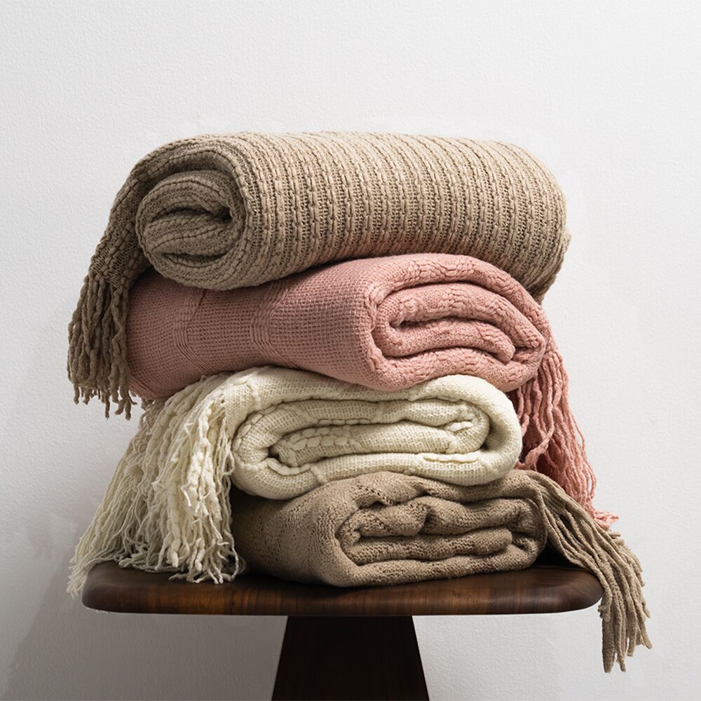 Raha Throw-Beige - Image 2