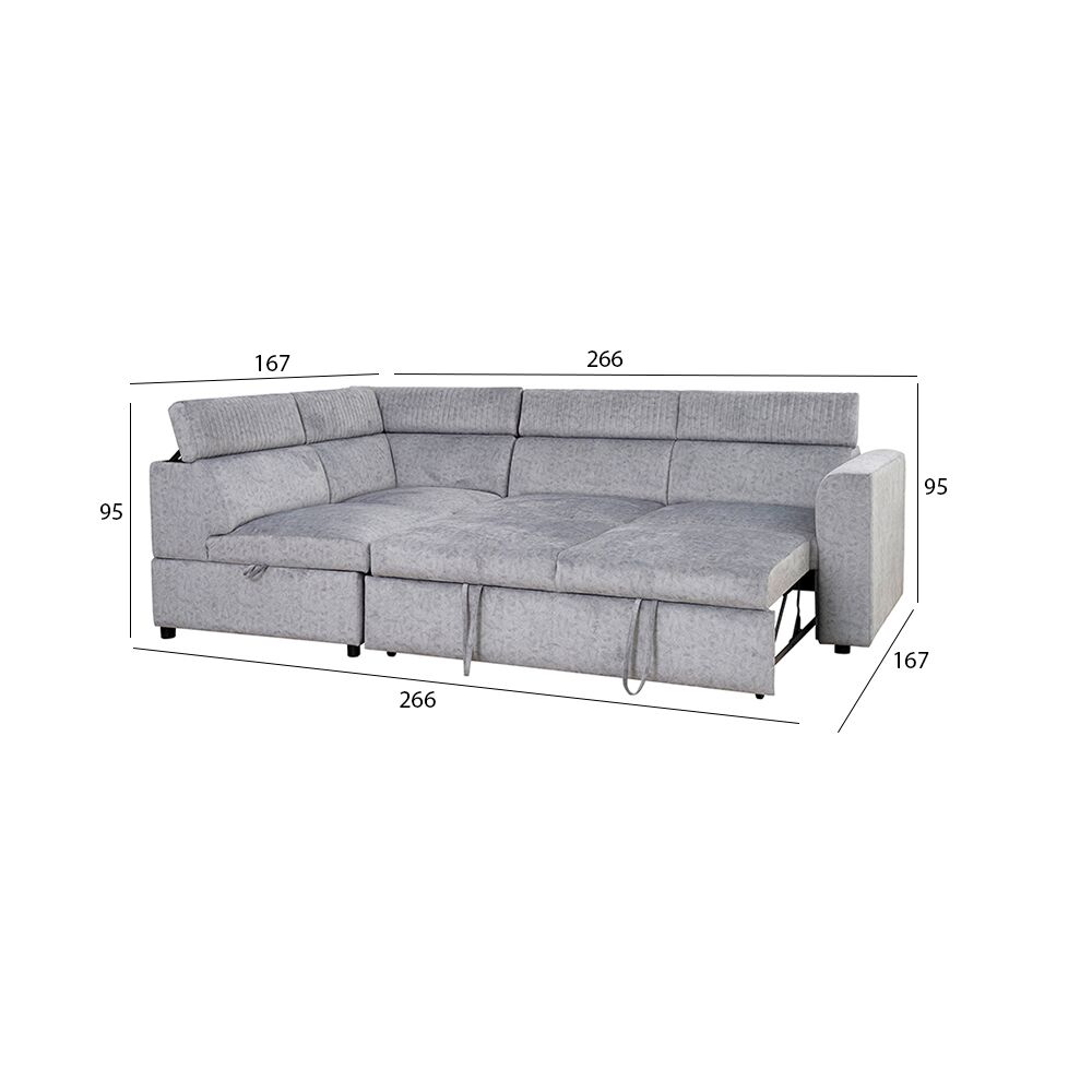 Bell Sofa Bed with Storage - Image 3