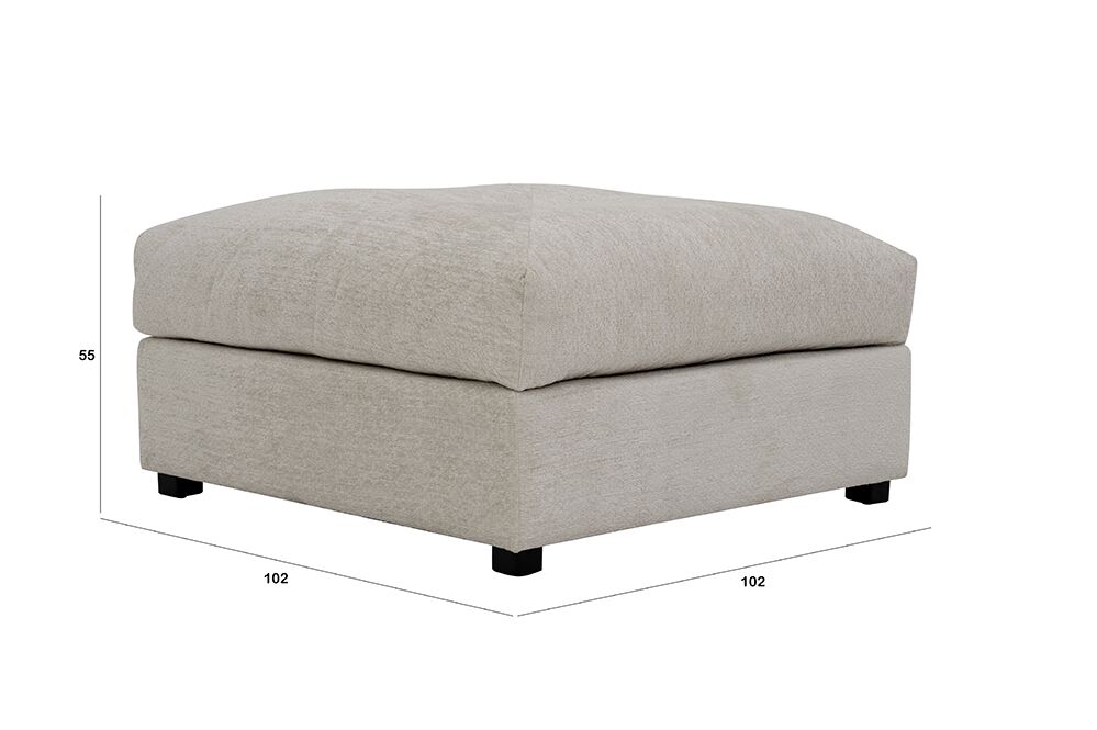 Elise Corner Sofa with Ottoman - Image 3
