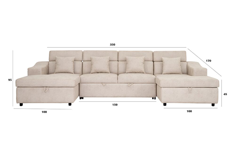 Cherish Sofa bed with Storage - Image 2