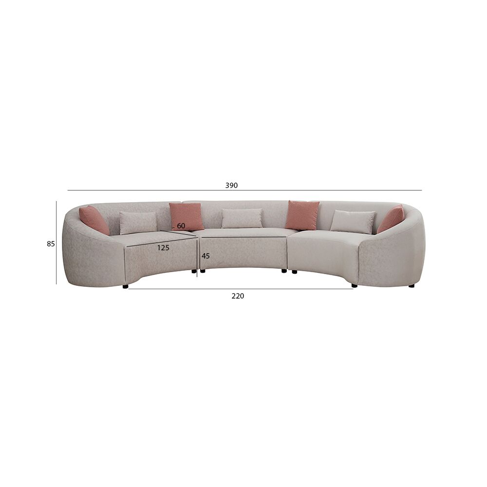 Amna Corner Sofa - Image 2
