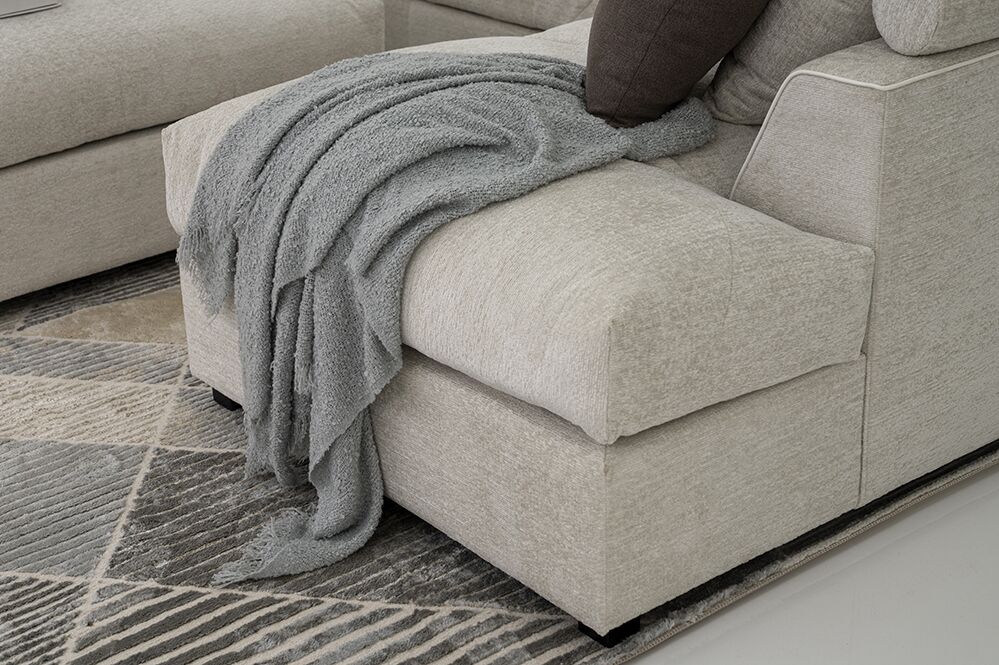 Elise Corner Sofa with Ottoman - Image 8