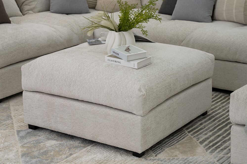 Elise Corner Sofa with Ottoman - Image 11