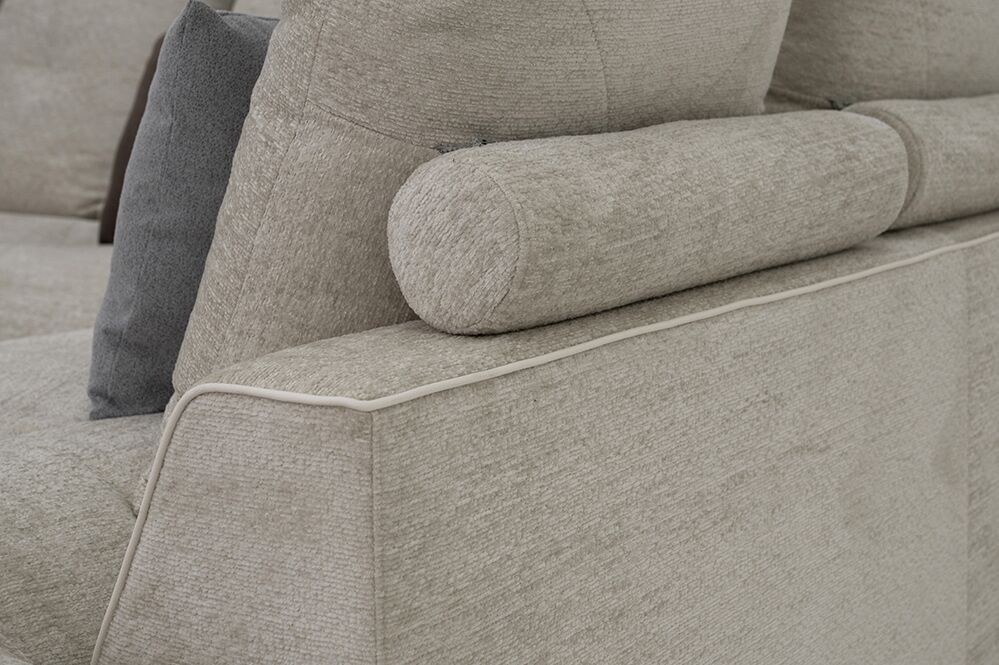 Elise Corner Sofa with Ottoman - Image 14