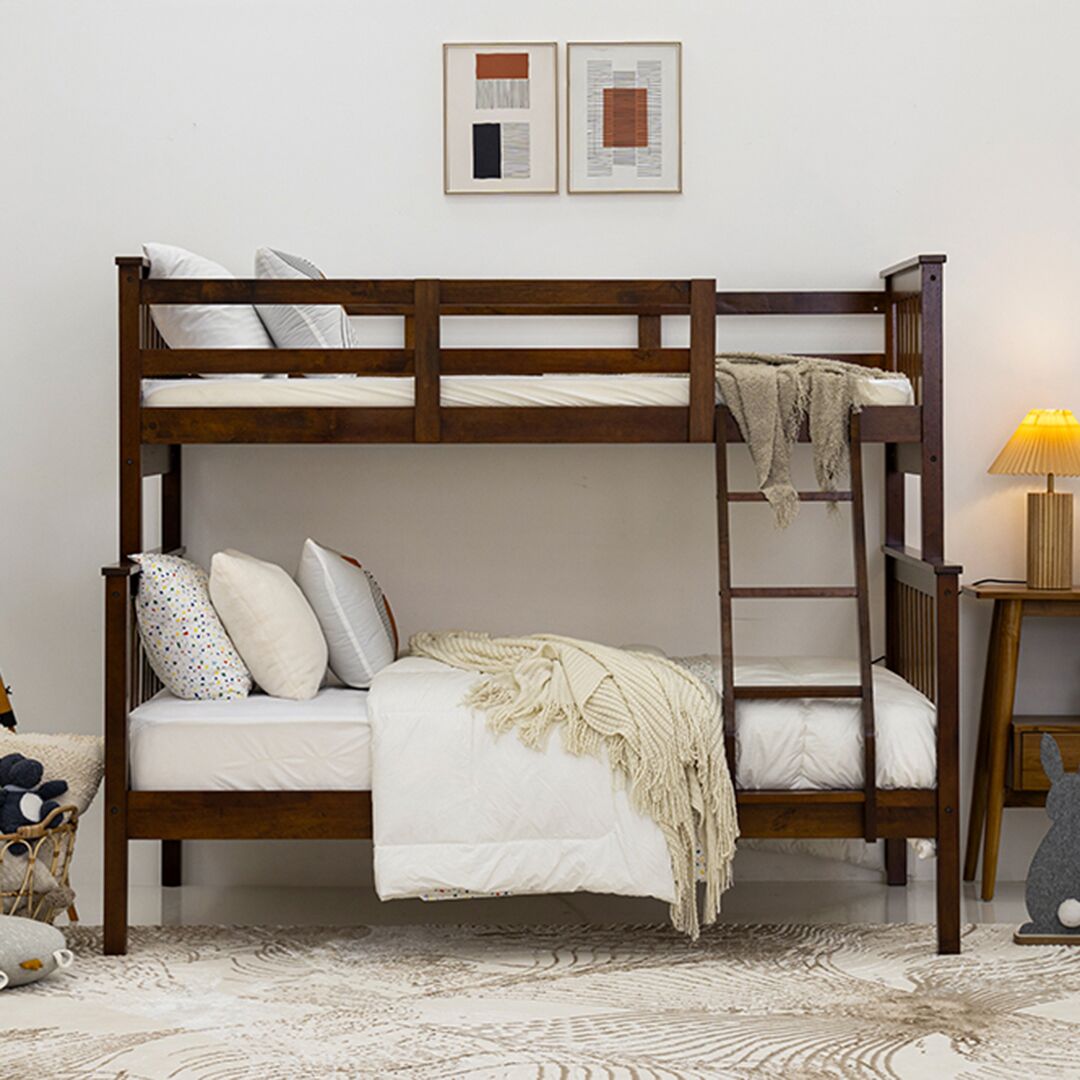 Tiber Kids Bunk Bed-Oak - Image 10