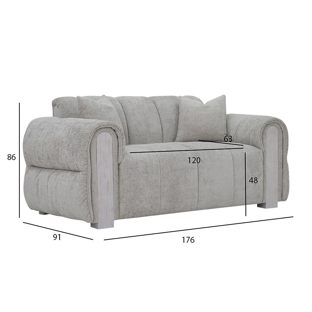 Dario 2 Seater Sofa - Image 2