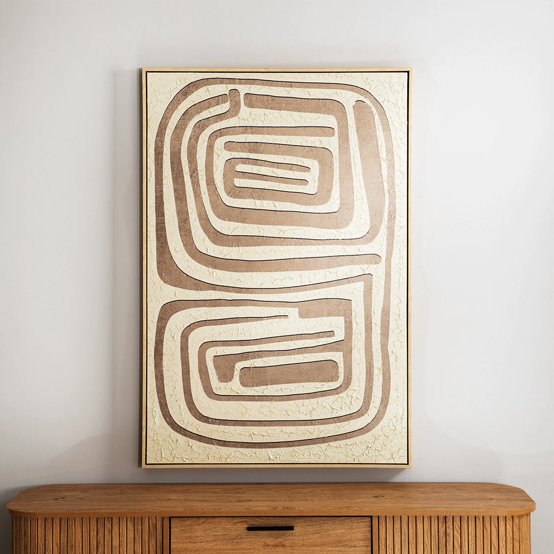 Elm framed canvas wall art 82.6×4.3×122.6cm - Image 5