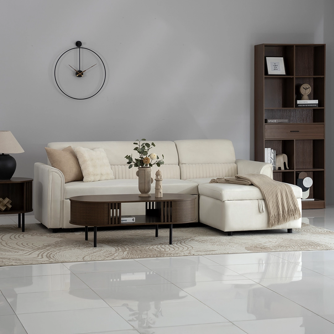 Amaze 3-Seater Corner Sofa Bed With Storage - Image 12