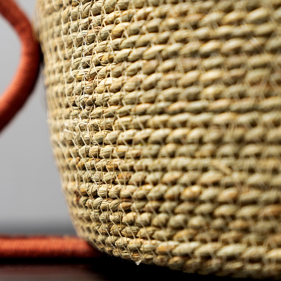Auden seagrass vase 32x30x25CM - Image 4