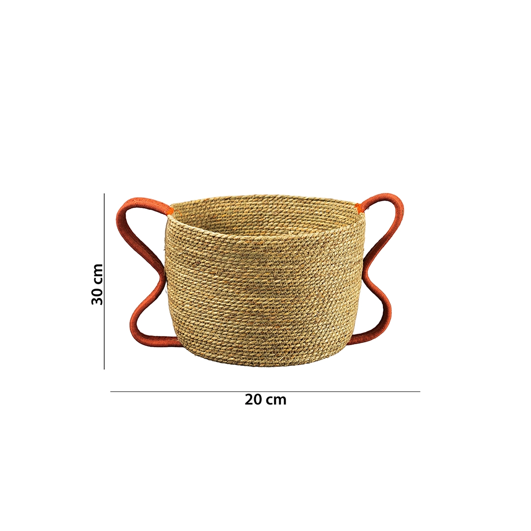 Auden seagrass vase 32x30x25CM - Image 2