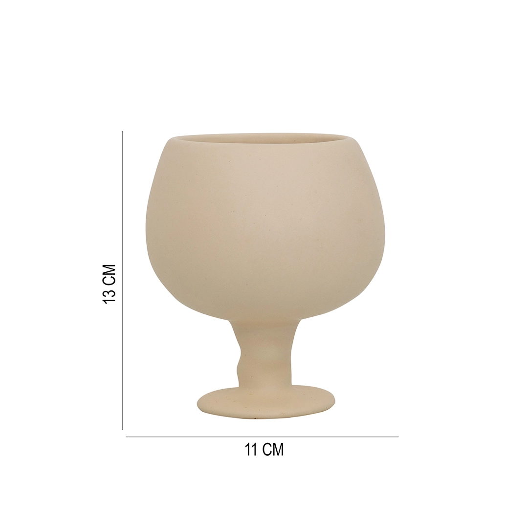 Quinn ceramic vase 11*11*13 cm - Image 2