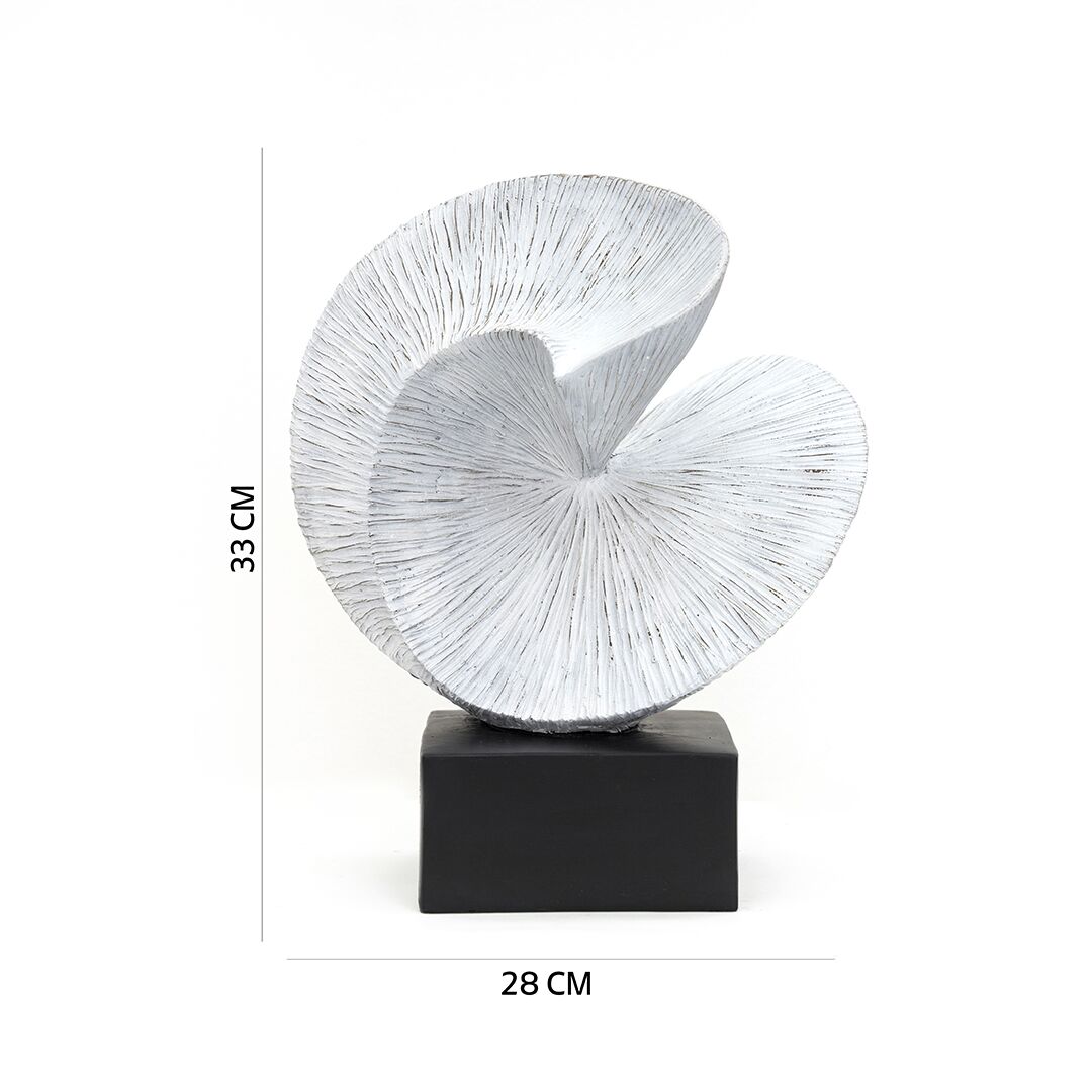 Auric Polyresin abstract accent 27.5 x 21.5 x 33 cm - Image 2