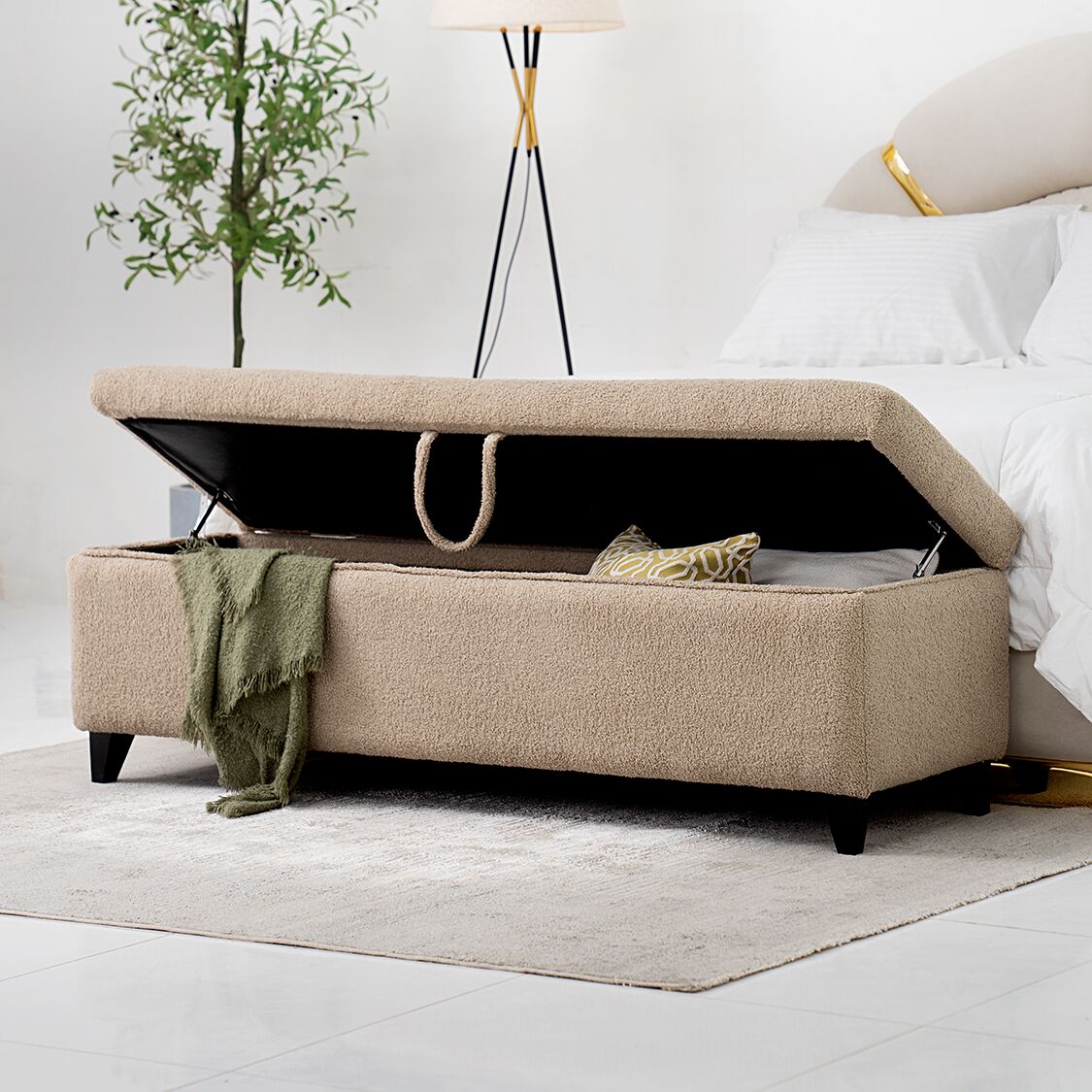 Stone Pro Bed Bench with Storage