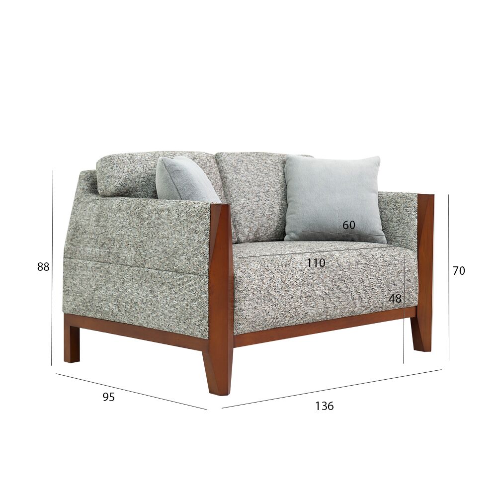 Nokin 2 Seater Sofa - Image 2