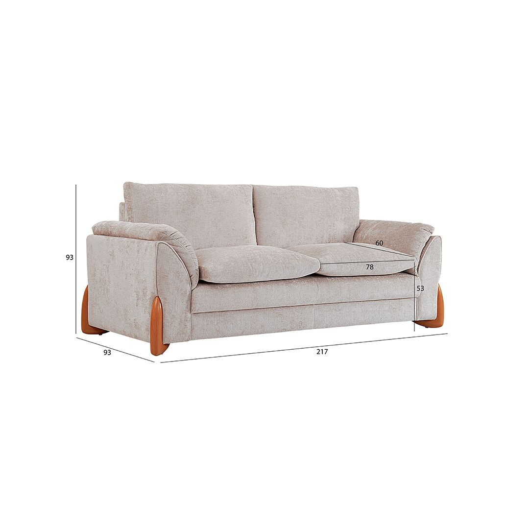 The Dune 3 Seater Sofa - Image 2