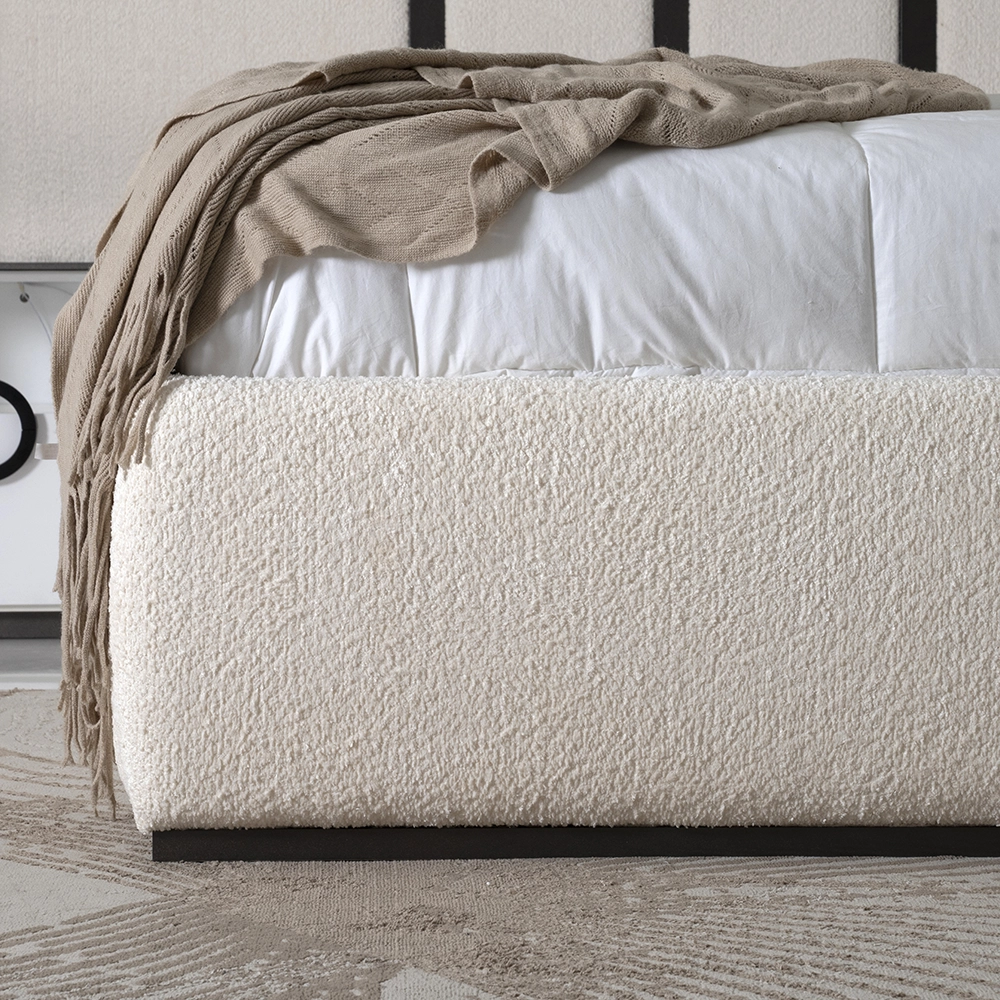 Edessa 6-pcs King Bedroom Set With Hydraulic Storage-180*200cm - Image 5