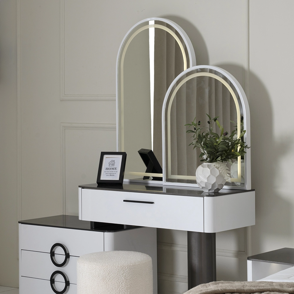 Edessa 6-pcs King Bedroom Set With Hydraulic Storage-180*200cm - Image 12