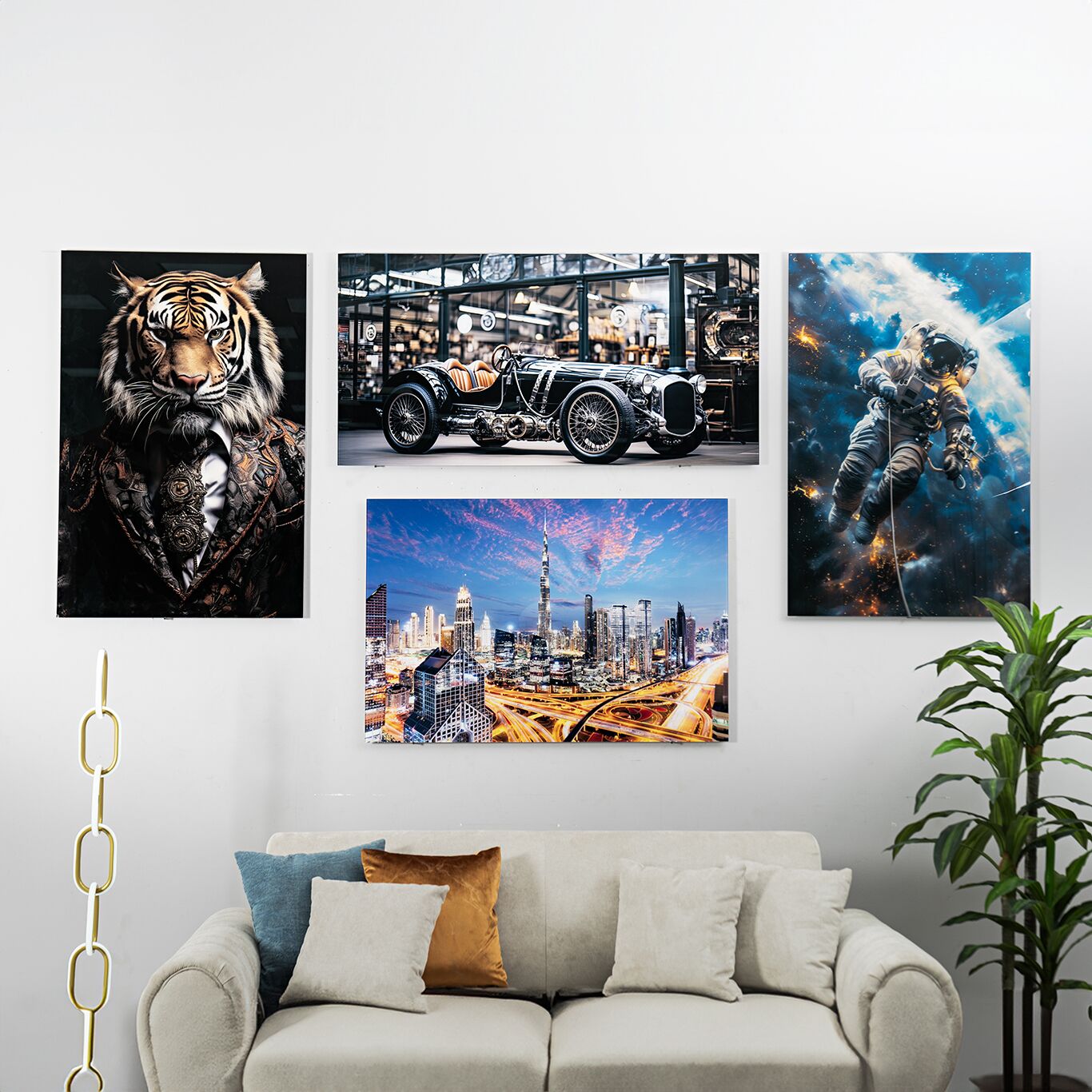 Opaline Sun Set Scenery Tempered Glass Wall Art 120x80cm - Image 4