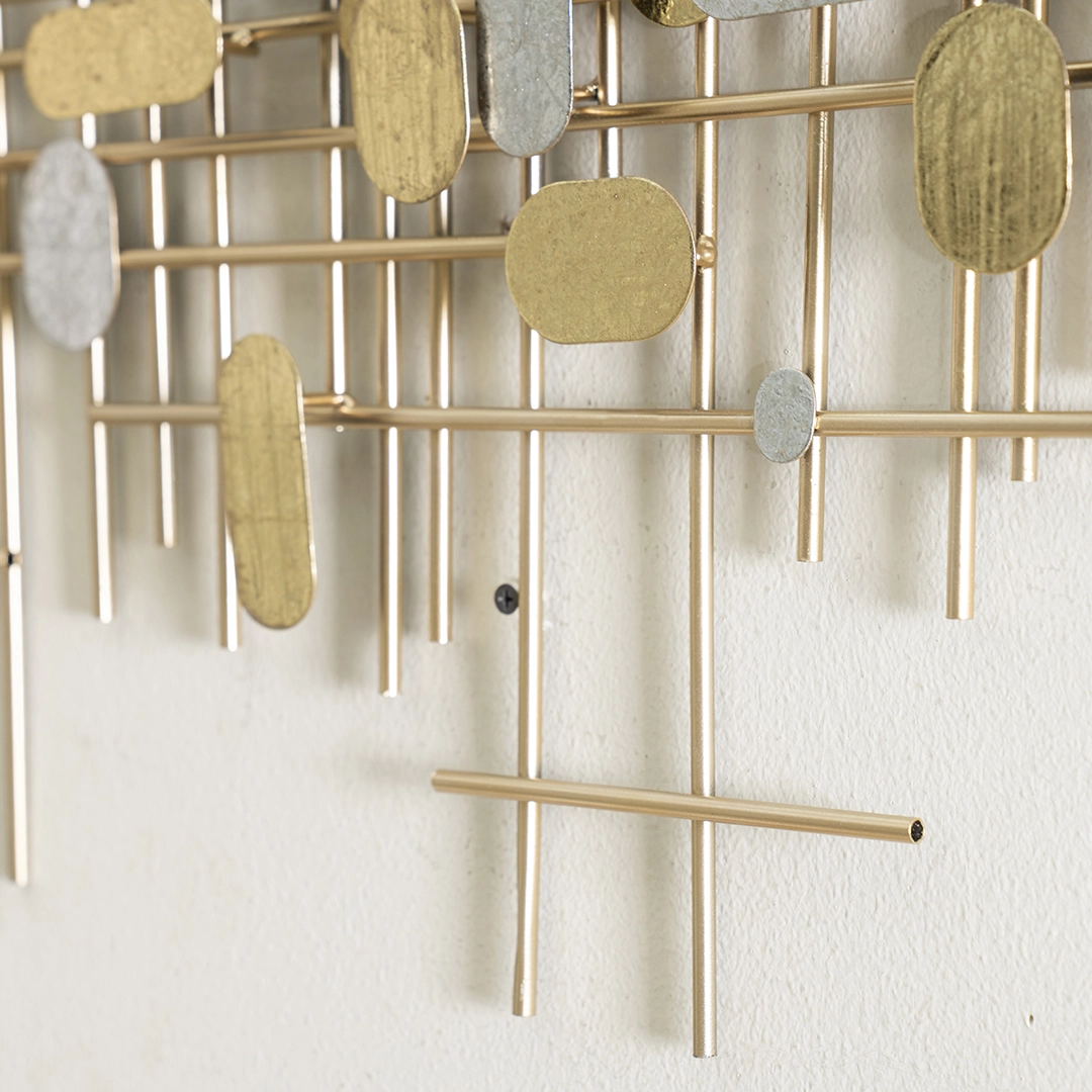 Castora Metal Wall Decor Gold 118x53Cm - Image 4