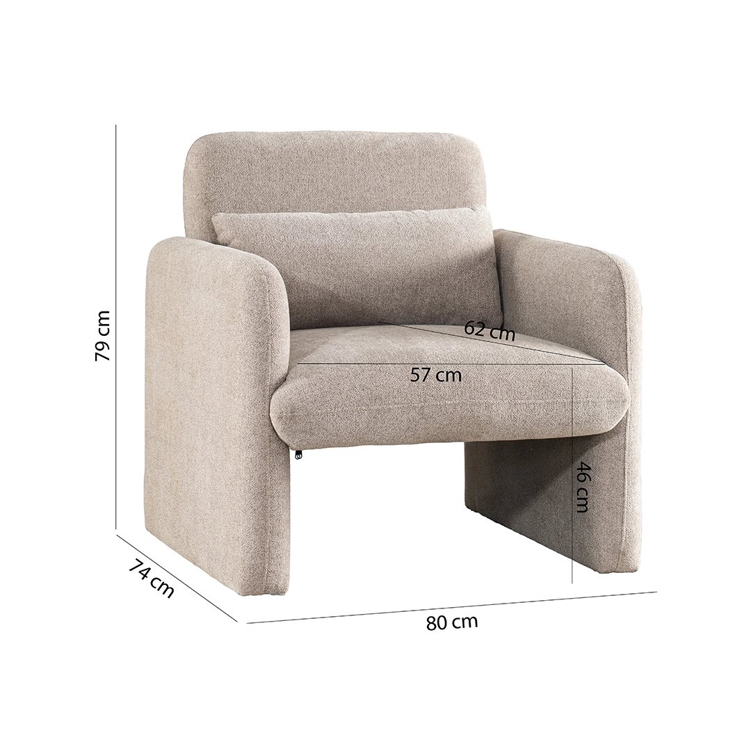 Lucia Leisure Chair-Brown - Image 2