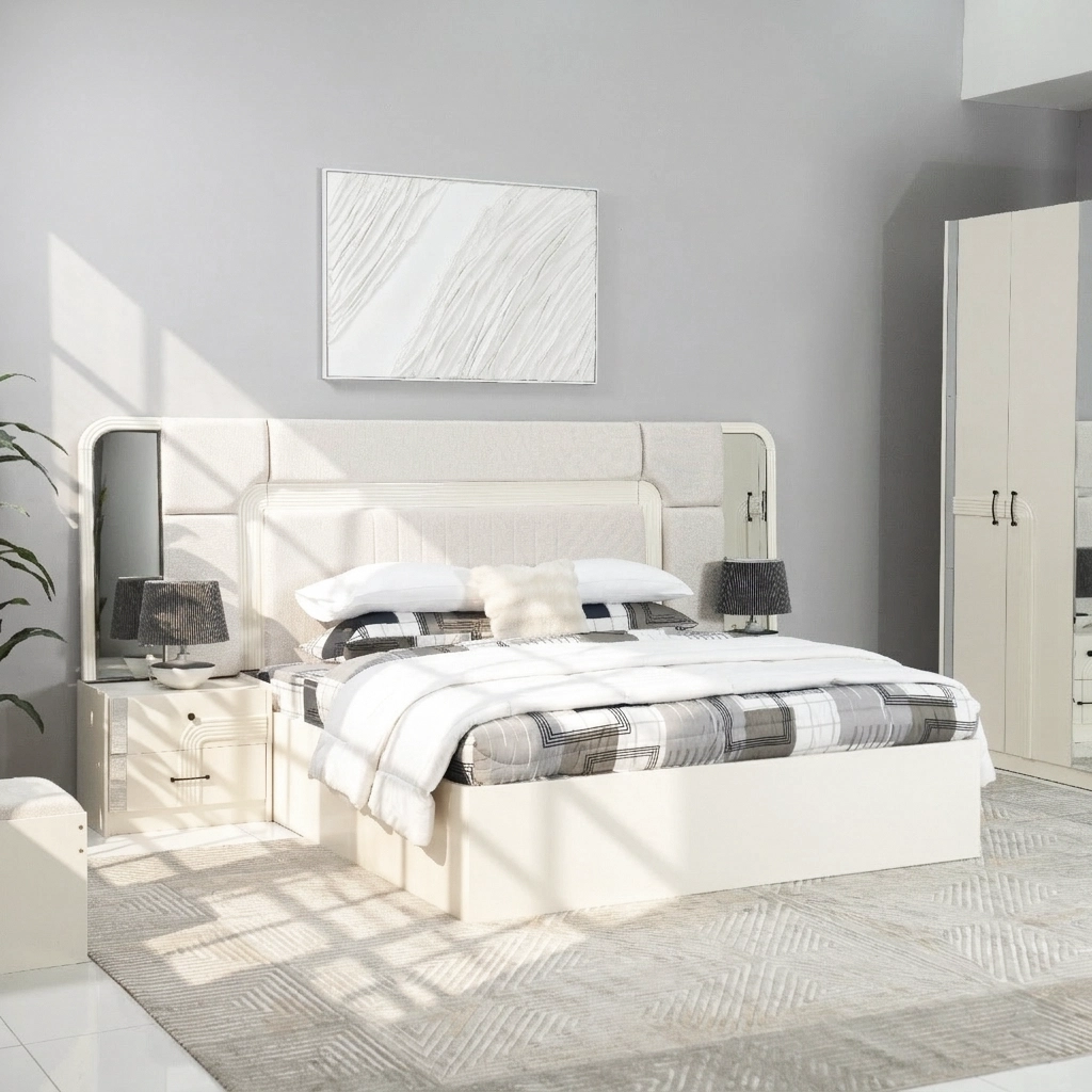 Sandy 6-Piece King Bedroom Set-180*200 cm - Image 7