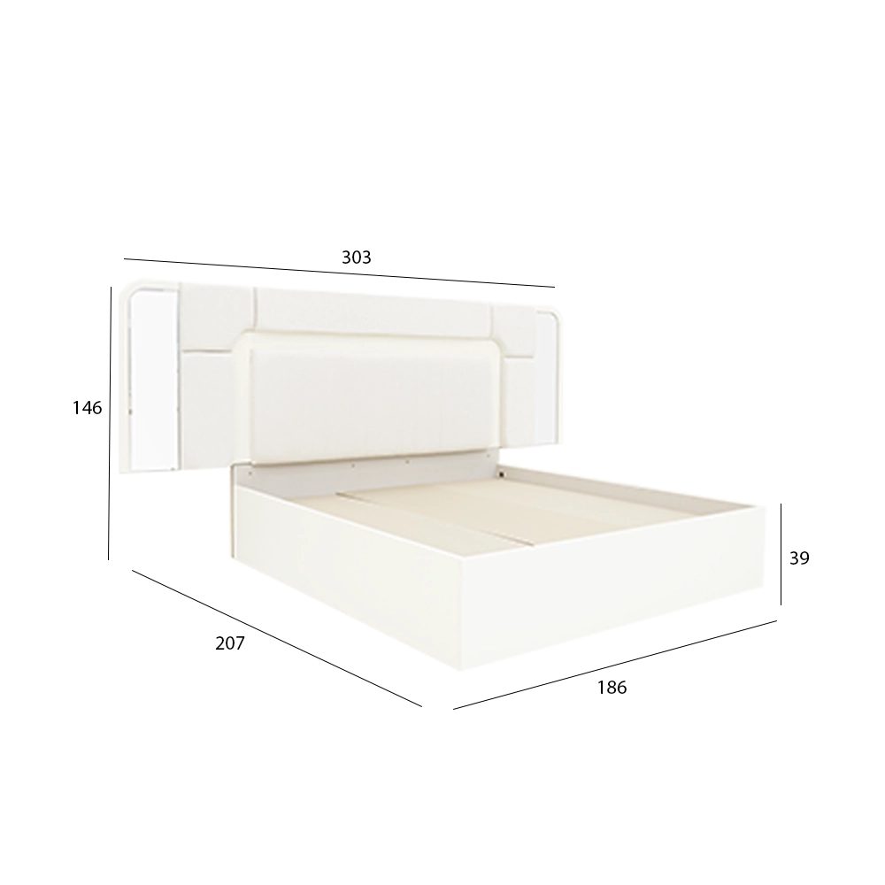 Sandy 6-Piece King Bedroom Set-180*200 cm - Image 2