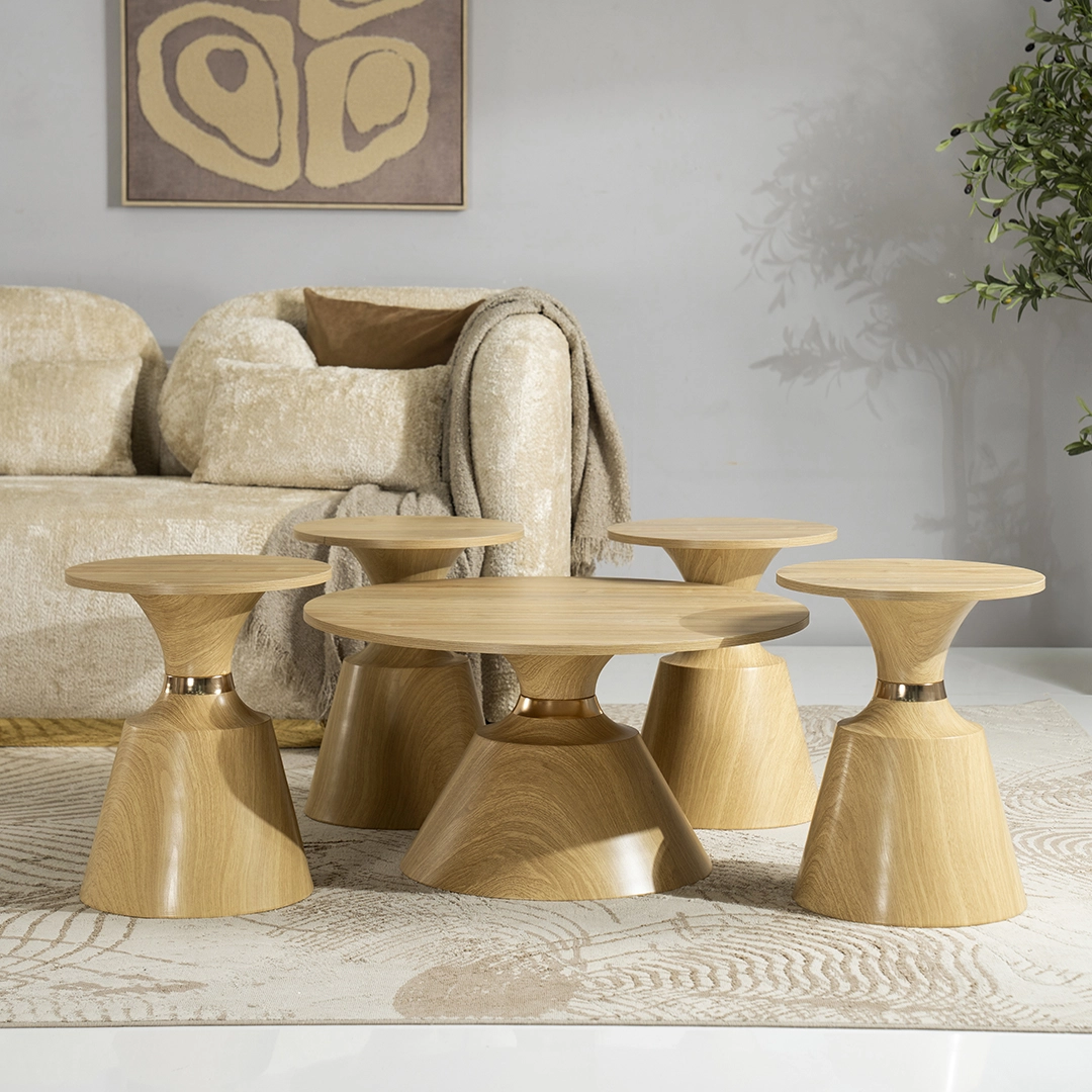 Bartin 1+4 Coffee Table Set - Image 4